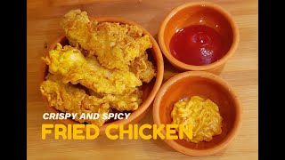 CRISPY AND SPICY FRIED CHICKEN TENDERS [upl. by Ellekram]