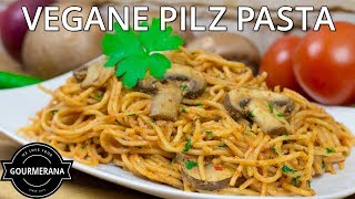 Rezept Champignon Tomaten Pasta Vegan  Stop Motion Animation [upl. by Oirretna]