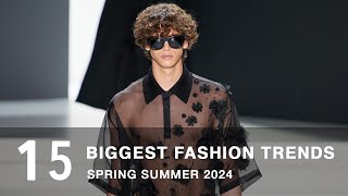 The Biggest Fashion Trends Spring Summer 2024  Mens Fashion [upl. by Greggs]