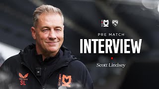 INTERVIEW Scott Lindsey previews Morecambe [upl. by Glynis]