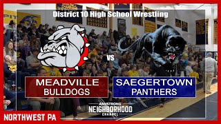 High School Wrestling Meadville vs Saegertown Feb 8 2023 [upl. by Hamaso324]