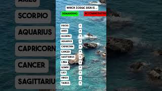 Which Zodiac Sign is DEMANDING or ACCOMMODATING astrology horoscope zodiacsigns zodiac [upl. by Aihc]