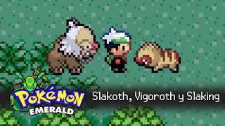 CÓMO CONSEGUIR a SLAKOTH en POKÉMON ESMERALDA VIGOROTH y SLAKING [upl. by Blessington]