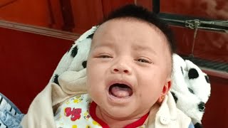 Crying The Best Video Cute Babys Ears Pierced Against Parents Wishes [upl. by Eilloh]