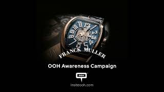 Franck Muller Unveils Vanguard Gravity Spectacle via OOH [upl. by Nesral]