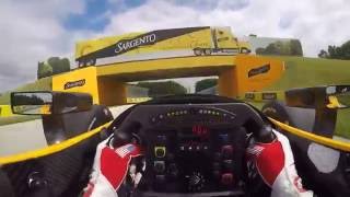 2016 INDYCAR Visor Cam with Graham Rahal at Road America [upl. by Iormina]