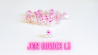 JWK Durock L3 Linear Switches on FB60 Prototype [upl. by Akemehs560]