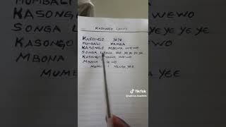 KASONGO LYRICS [upl. by Hui]