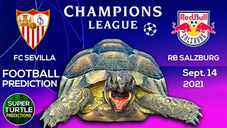 FC Sevilla vs RB Salzburg ⚽ UEFA Champions League 202122 🐢 Turtle Football Predictions [upl. by Nerret]