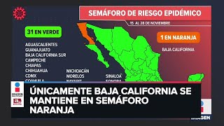 Semáforo covid19 México con 31 estados en color verde [upl. by Stanton]