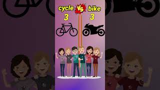 Cycle VS Motorcycle [upl. by Joy]