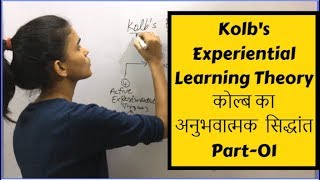 David Kolbs Experiential Learning Theory  4 Stages Of Learning  For DSSSB2018 in Hindi [upl. by Akyssej]