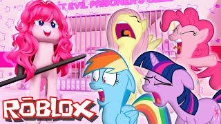 My Little Pony ESCAPE PINKIE PIE PRISON in Roblox [upl. by Erehs]