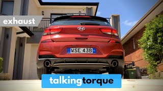 Hyundai i30 N Line Exhaust Sound ECO vs NORMAL vs SPORT [upl. by Verney]