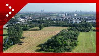 Milano larea di Rozzano dove potrebbe sorgere il nuovo stadio dellInter le immagini dal drone [upl. by Pietra263]