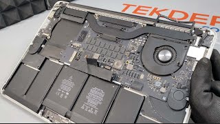 Disassembly Teardown Guide  15quot Apple A1398 MacBook Pro 2015 [upl. by Odnesor228]