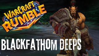 Warcraft Rumble Blackfathom Deeps  Grommash [upl. by Linnell]