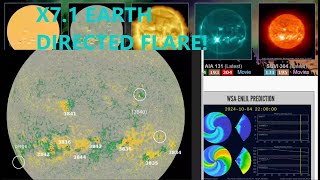 X71 Flare Earth Directed [upl. by Mortimer]