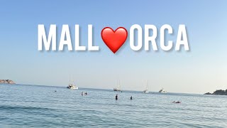 🇪🇸Paguera beach 🏖️ Mallorca island 🏝️ Spain 4k Beach walk August 2024 beachsummeryoutubevideos [upl. by Ykcaj8]