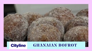 How to make Ghanian Bofrot donuts [upl. by Brebner]