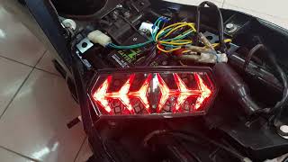 Honda Grom MSX125 Integrated LED Tail Light v2 [upl. by Sudnac]