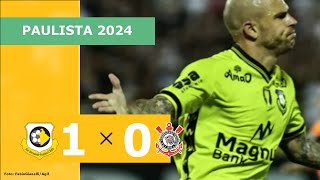 SÃO BERNARDO 1 x 0 CORINTHIANS  CAMPEONATO PAULISTA 2024 VEJA O GOL [upl. by Anidal]