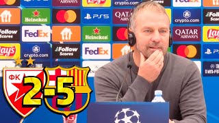 Rueda prensa HANSI FLICK ESTRELLA ROJA 25 FC BARCELONA [upl. by Branden35]