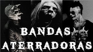 TOP 10 Las Bandas Mas Aterradoras [upl. by Thorma]