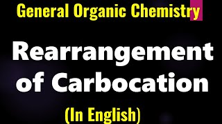 Hydride shift Ring expansion and Rearrangement of Carbocation [upl. by Scoville]