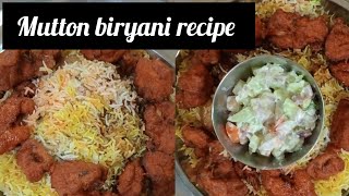 easy and tasty mutton biryani recipe recipe blogmuslim stylearabian biryani recipe Reyas kichen [upl. by Ahsilla739]