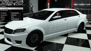 GTA 5  Past DLC Vehicle Customization  Benefactor Schafter LWB Armored Mercedes S600CL65E63 [upl. by Higginson724]