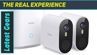 AOSU WirelessCam Max System Best 5MP Outdoor Security Camera with No Monthly Fee [upl. by Merle]