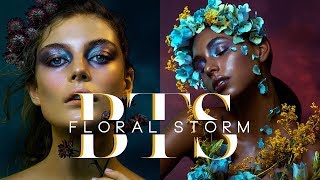 MY FIRST BEAUTY EDITORIAL SHOOT Floral Storm for Lucys Magazine [upl. by Einamrej97]