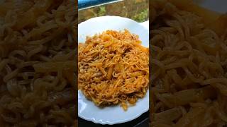 Meri breakfast wali Maggi recipe🍝🤤ll shorts viralvideo [upl. by Nowyt]