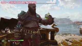 Guía Coleccionables Humedales de Aurvangar Svartalfheim 100  God of War Ragnarok [upl. by Emyaj]