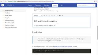 CKEditor 5  Text autoformatting [upl. by Mueller119]