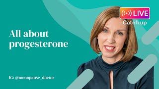 All about progesterone  Dr Louise Newson [upl. by Zurn204]