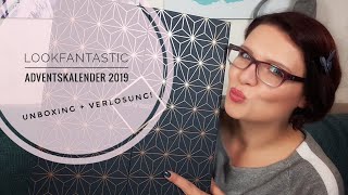 lookfantastic Adventskalender 2019  Der Beste von allen  Unboxing  Verlosung [upl. by Lorrad635]