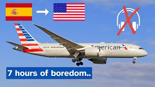 American Airlines Flight Review Madrid  Charlotte Economy [upl. by Miguelita949]