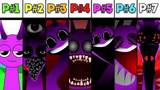 Phase 1 VS Phase 2 VS Phase 3 VS Phase 4 VS Phase 5 VS Phase 6 VS Phase 7 in Incredibox Sprunki [upl. by Schear]