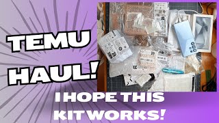 Temu Haul I Sure Hope This Kit Works [upl. by Bowrah]