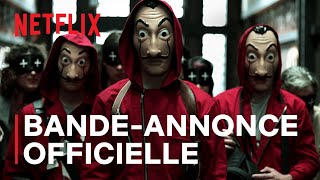 La casa de papel  Bandeannonce des 5 parties VF  Netflix France [upl. by Edualc]