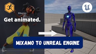 Unreal Engine Tutorial Mixamo Upload Characters and Animations [upl. by Ahseat]