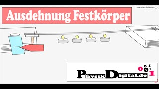 Wärmeausdehnung von Festkörpern  Wie dehnt sich eine Brücke aus einfach und anschaulich erklärt [upl. by Iroak]