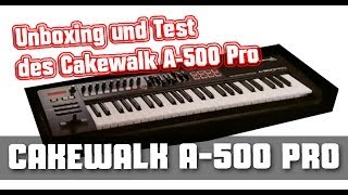 Unboxing des Cakewalk A500 Pro Midikeyboard von Roland  Test Review [upl. by Euk]