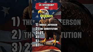 Can You Pass US Citizenship Test 🎫 US Citizenship Quiz [upl. by Barthold]