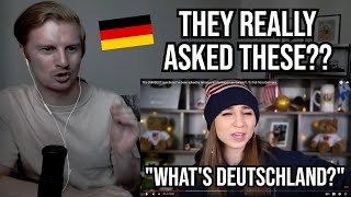 The Dumbest Questions Americans Ask Germans REACTION [upl. by Hayotal]