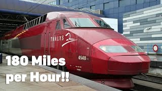 Amsterdam to Paris by Thalys High Speed Train [upl. by Ial]