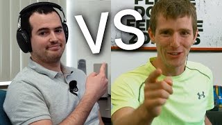 Android vs iOS Sizzling debate with LinusTechTips [upl. by Godard]