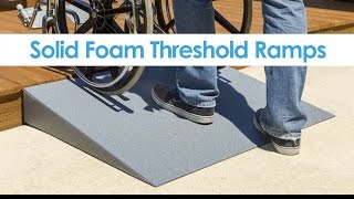 Silver Spring Lightweight Solid Foam Threshold Ramp [upl. by Dlarej77]